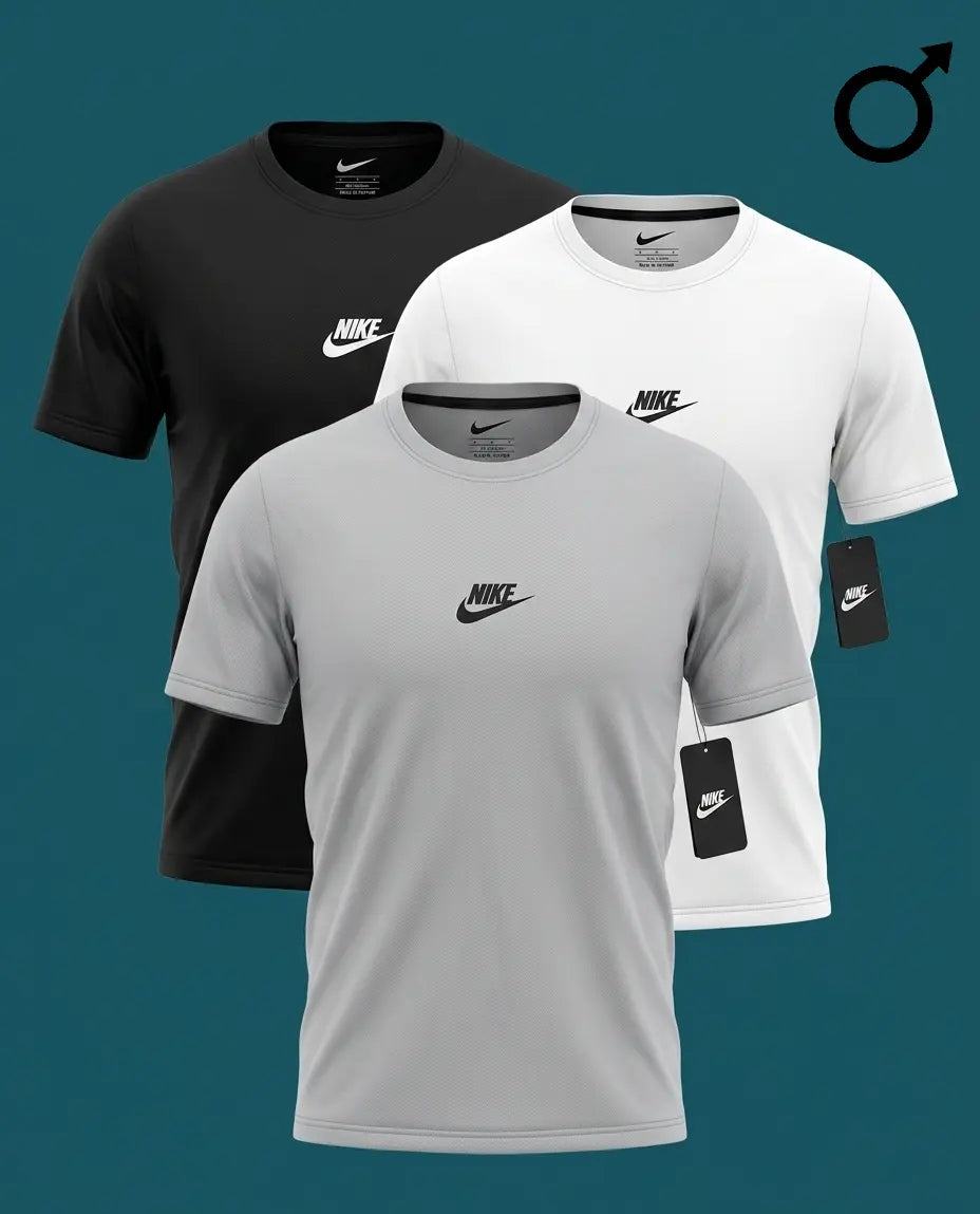 Pack X3 camisetas deportivas Hombre/Mujer (Adidas o Nike)